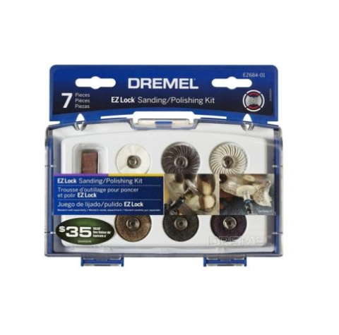 KIT DREMEL PARA PULIR EZ-LOCK 7PZ E 684 (EZ684-01)