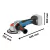 Amoladora 18v Bosch 5" 125mm Gwx 18v-10 Pc Xlock S/bat Con Maletin