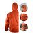 Campera Nubus R/viento Imper. Talle 2xl Naranja Bolso