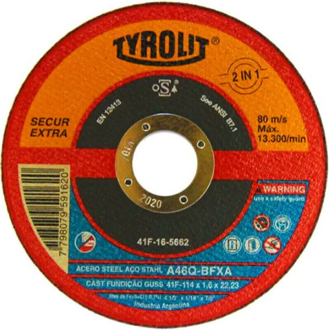 Disco Tyrolit S/extra 114x1.0x22 X Ud. - comprar online