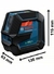 Nivel Laser Bosch Gll 2-15 G + Lb 10 + Celing Clip