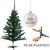 ÁRVORE DE NATAL VERDE 90CM COM 90 GALHOS E PÉ DE PLÁSTICO - FU XING - comprar online