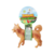 ANIMAIS DA FAZENDINHA DE PVC - JR TOYS