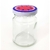 POTE DE VIDRO REDONDO COM TAMPA DE FRUTAS 100ML - 20 COMERCIAL UTILIDADES - loja online