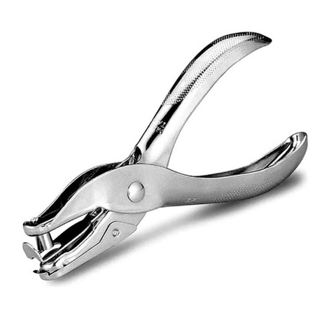 PERFURADOR DE PAPEL COM 1 FURO - KAZ