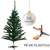 ÁRVORE DE NATAL VERDE 60CM COM 50 GALHOS E PÉ DE PLÁSTICO - FU XING - comprar online