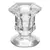 PORTA VELA OU CASTIÇAL DE VIDRO ALTO SEXTAVADO 6CM - WESTERN