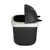 LIXEIRA PARA MESA DE PLÁSTICO BASCULANTE URSO PRETA QUADRADA 1,5 LITROS - KEITA na internet
