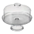 BOLEIRA DE VIDRO COM TAMPA E PÉ 29CM - VITAZZA - loja online