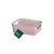 CESTO ORGANIZADOR MULTIUSO RETANGULAR LIGHT ROSE 17CM - PARAMOUNT - comprar online