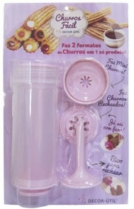 KIT CHURROS FÁCIL DE PLÁSTICO COLORS - DECOR-ÚTIL