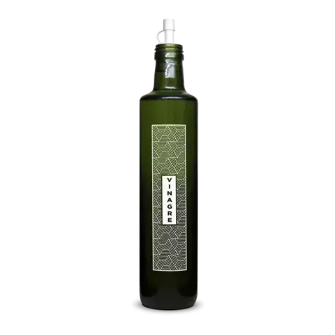 GALHETEIRO DE VIDRO VINAGRE GEOMETRIC VERDE 500ML - RCL VIDROS E UTILIDADES