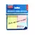 BLOCO ADESIVO POST-IT PARA RECADOS PASTEIS COM 100 FOLHAS 4 BLOCOS 38X50MM - KAZ