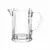 LEITEIRA DE VIDRO CRISTAL RADIAL 290ML - LYOR