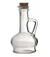 GALHETEIRO DE VIDRO PARA AZEITE COM TAMPA DE ROLHA CORTIÇA NAPOLI 300ML - LEHAVI