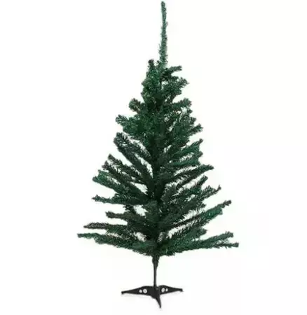 ÁRVORE DE NATAL VERDE 60CM COM 50 GALHOS E PÉ DE PLÁSTICO - FU XING