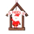 PENDENTE PARA CASA PAPAI NOEL/BONECO DE NEVE 12CM - RIO MASTER