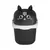 LIXEIRA PARA MESA DE PLÁSTICO BASCULANTE URSO PRETA QUADRADA 1,5 LITROS - KEITA