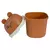 LIXEIRA PARA MESA DE PLÁSTICO BASCULANTE URSO MARROM QUADRADA 1,5 LITROS - KEITA na internet