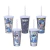 COPO DE PLÁSTICO COM CANUDO STITCH 500ML - PLASUTIL