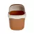 LIXEIRA PARA MESA DE PLÁSTICO BASCULANTE URSO MARROM QUADRADA 1,5 LITROS - KEITA - comprar online