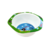TIGELA DE MELAMINA INFANTIL REDONDO FUNDO 270ML - FU XING