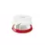QUEIJEIRA DE ACRÍLICO VERMELHA COM TAMPA 18CM - UZ na internet