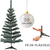 ÁRVORE DE NATAL VERDE C/ NEVE 60CM COM 50 GALHOS E PÉ DE PLÁSTICO - FU XING - comprar online