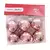 BOLA DE NATAL ESPECIAL METALIZADO LISA ROSE N4 6 PEÇAS - RIO MASTER na internet