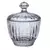 AÇUCAREIRO DE VIDRO BLEND C/ TAMPA E COLHER DE ACRILICO 200ML - WESTERN - comprar online