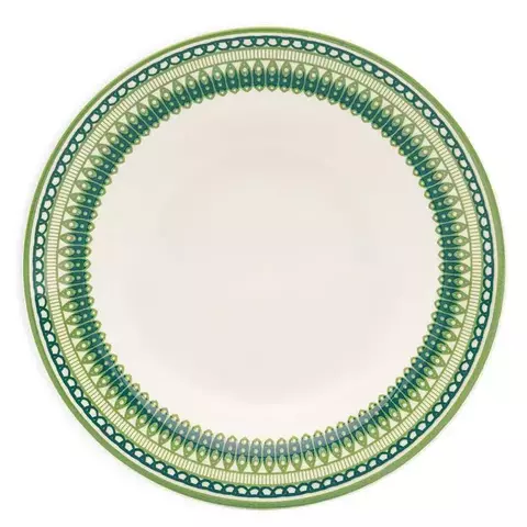 PRATO RASO DE CERÂMICA DONNA CAMPESTRE 24CM - BIONA