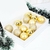 BOLA DE NATAL DOURADA BRILHO/FOSCO/GLITTER N4 6 PEÇAS - FU XING - comprar online