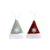 PENDENTE DE NATAL GORRO COM 8CM 2 PEÇAS - FU XING