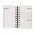 AGENDA DIARIA ESPIRAL 2025 CAPA DURA A6 NICE AZUL 336 FOLHAS - KAZ - comprar online