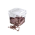 KIT DE POTES HERMÉTICOS COM TRAVA CRISTAL 1 LITRO 4 PEÇAS - LIG BRIN - comprar online
