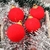 BOLA DE NATAL CAMURÇA VERMELHA N4 8 PEÇAS - RIO MASTER na internet