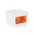 POTE DE PLÁSTICO QUADRADO CHEF PRO 4,6 LITROS BRANCO - PARAMOUNT - comprar online