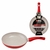 Imagem do FRIGIDEIRA DE ALUMINIO ANTIADERENTE VERMELHO 1,2 LITROS 22CM - CLINK