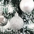 BOLA DE NATAL BRILHO/FOSCO/GLITTER PRATA N5 4 PEÇAS - FU XING - comprar online