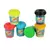 KIT MASSINHA DE MODELAR MANIA C/ 6 POTES 50G E TAMPA MOLDE - DM BRASIL - comprar online