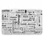JOGO AMERICANO DE PVC RETANGULAR COM 6 PEÇAS 43CM - HOME ART na internet