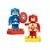 BLOCO DE MONTAR SUPER-HEROIS HEROES WARRIORS 15 PEÇAS - BLOCZ - comprar online