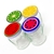 POTE DE VIDRO REDONDO COM TAMPA DE FRUTAS 100ML - 20 COMERCIAL UTILIDADES