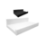 PRATELEIRA DECORATIVA DE PLÁSTICO RETANGULAR C/ BORDA 20CM - FWB - comprar online