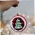 BOLA DE NATAL VERMELHA COM ÁRVORE 3D N8 1 PEÇAS - FU XING - Loja Mais Mix