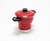 CUSCUZEIRO POLIDO 1,6 LITROS VERMELHO - AURORA ALUMINIO