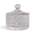 BOMBONIERE/BALEIRO POTICHE COM TAMPA DIAMANTE 7CM - DOLCE HOME - Loja Mais Mix