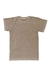 kit 3 camisetas estonadas infantis - marrom / areia / verde - school & home