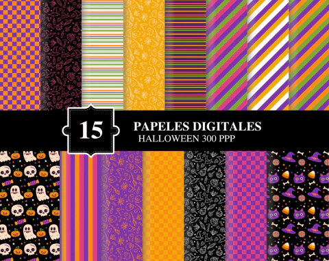 Halloween Papeles digitales