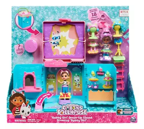 Gabby's Dollhouse Casa De Muñeca Vestidor Para Arreglarse